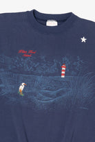 Vintage Embroidered Navy Blue Hilton Head Island Sweatshirt (1990s)