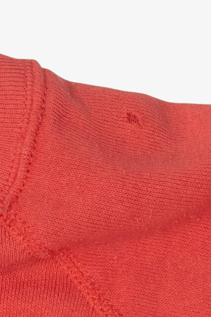 Vintage Embossed Kitten With Yarn Raglan Sweatshirt (1980s)