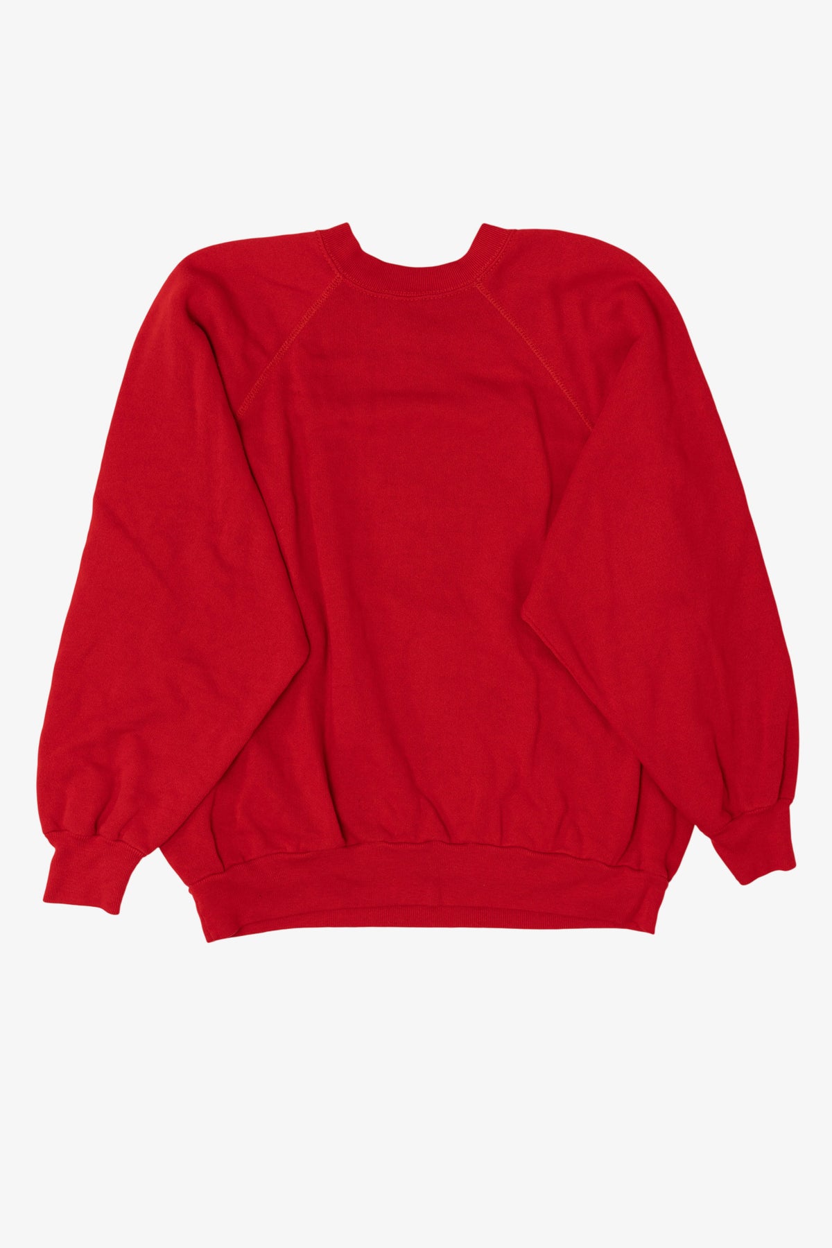 Vintage Red "I Am Loved" Teddy Bear Raglan Sweatshirt (1980s)