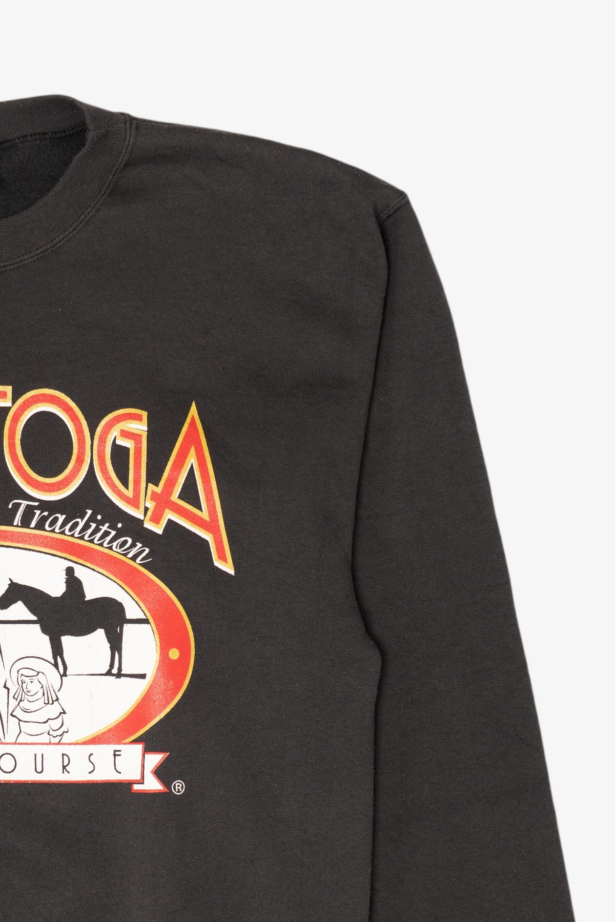 Vintage Saratoga Horse Racing Course Sweatshirt (2000s)