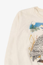 Vintage Snowy Owl Raglan Sweatshirt (1990s)