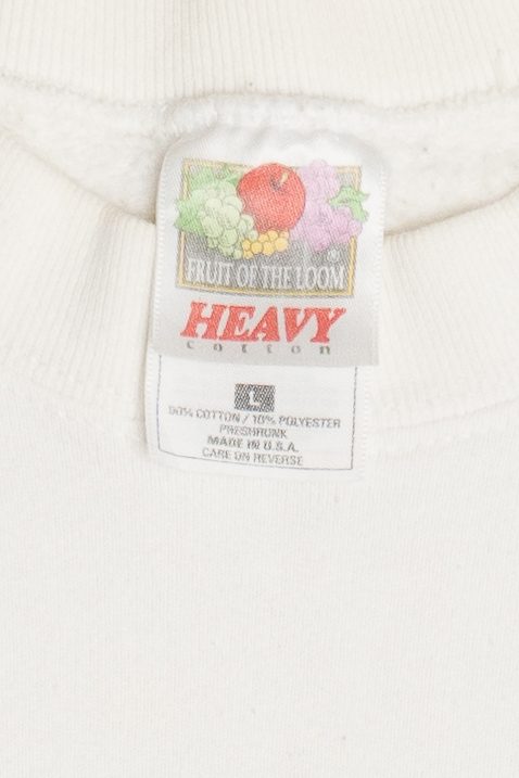 Vintage Cat Crew Front/Back Print Sweatshirt (1990s)