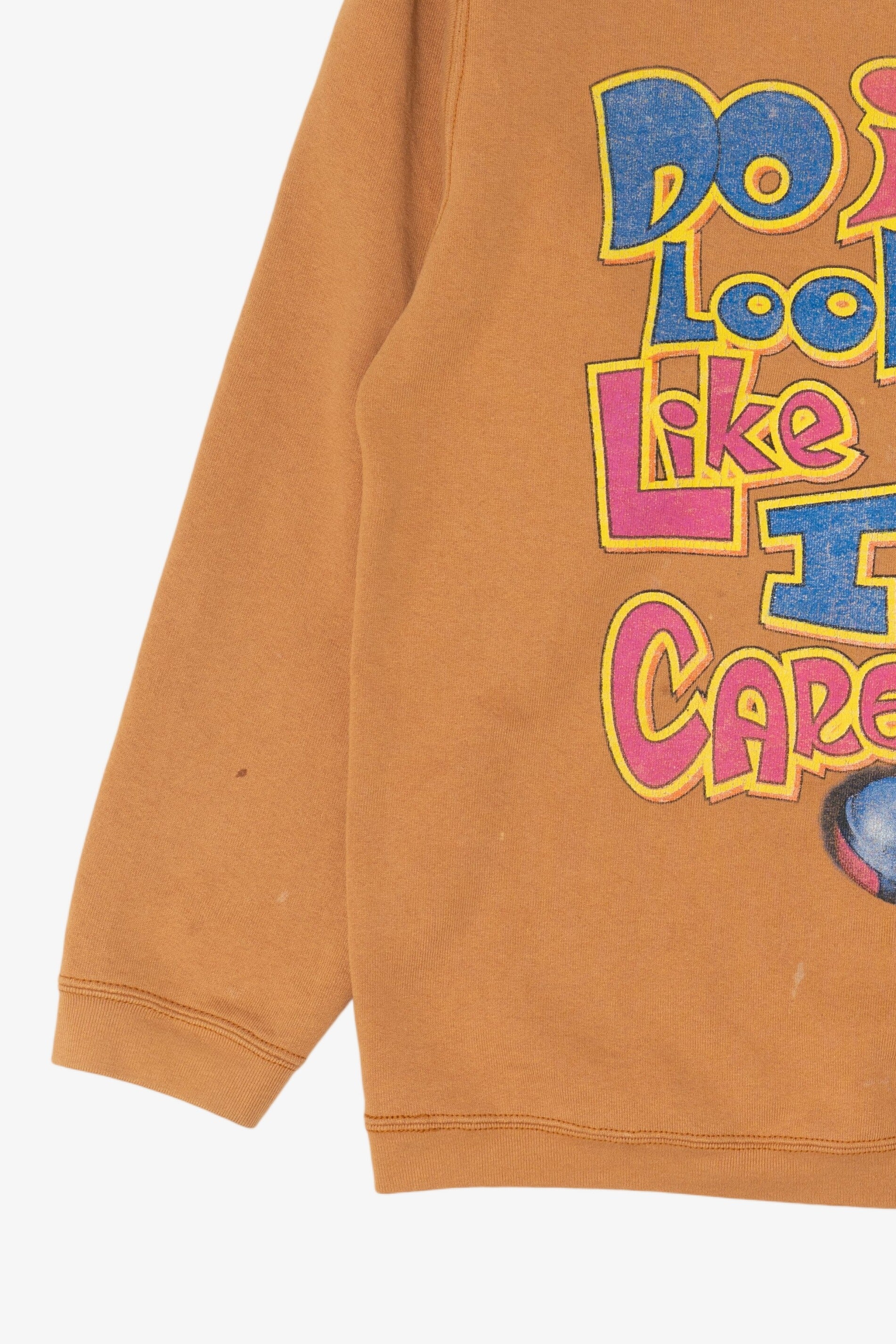 Vintage Distressed Looney Tunes Tweety "Do I Look Like I Care?" Sweatshirt (1990s)