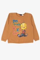 Vintage Distressed Looney Tunes Tweety "Do I Look Like I Care?" Sweatshirt (1990s)