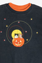 Vintage Kittens In A Pumpkin Halloween Sweatshirt (1990s)