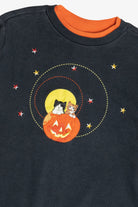 Vintage Kittens In A Pumpkin Halloween Sweatshirt (1990s)