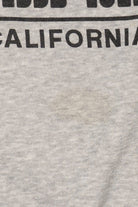 Vintage Embossed "Teddy Love" California Light Gray Raglan Sweatshirt (1990s)
