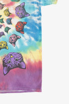 Cat Spiral Rainbow Tie Dye T-Shirt (2010s)