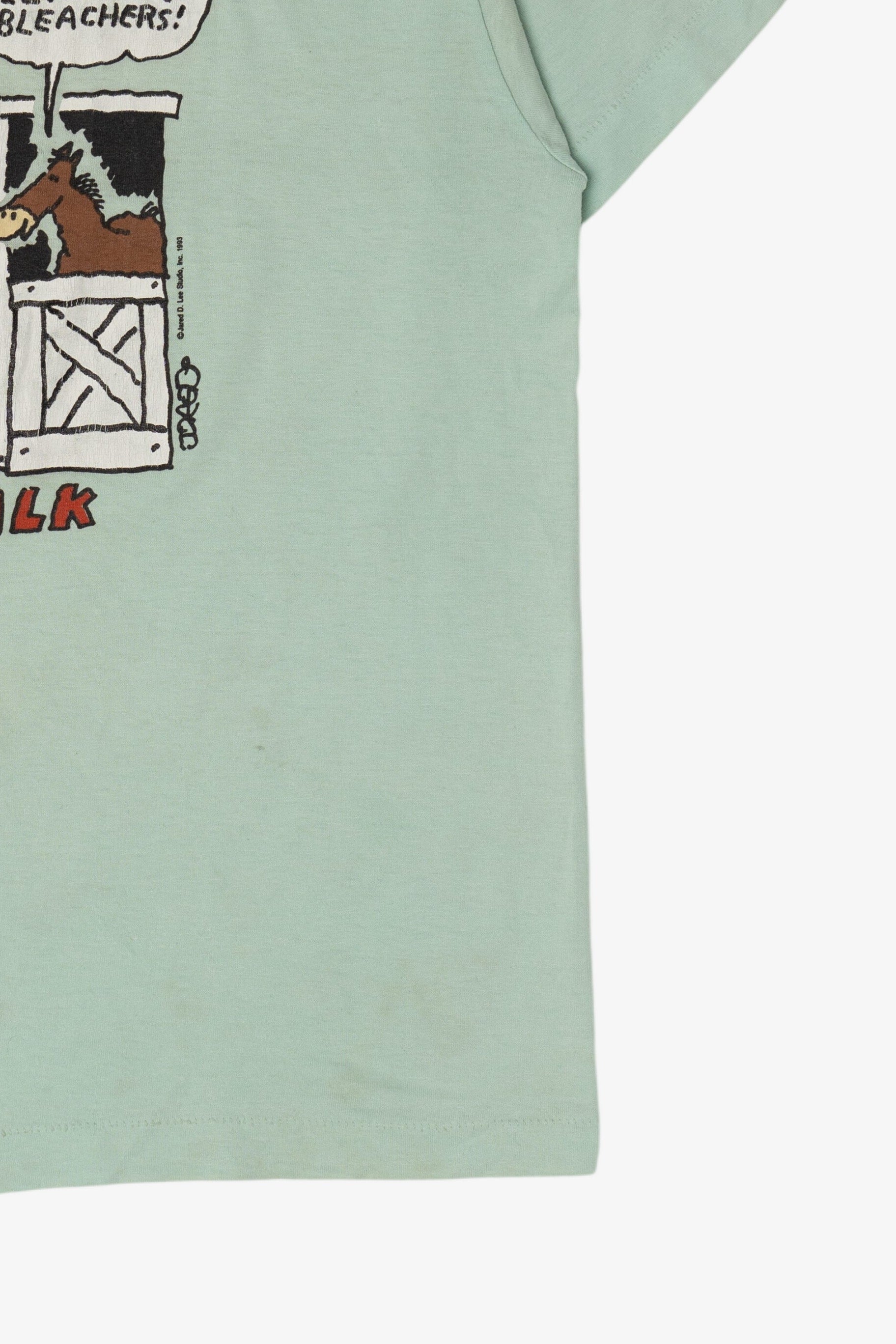 Vintage 'Stall Talk" Funny Horse Single Stitch T-Shirt (1990s)