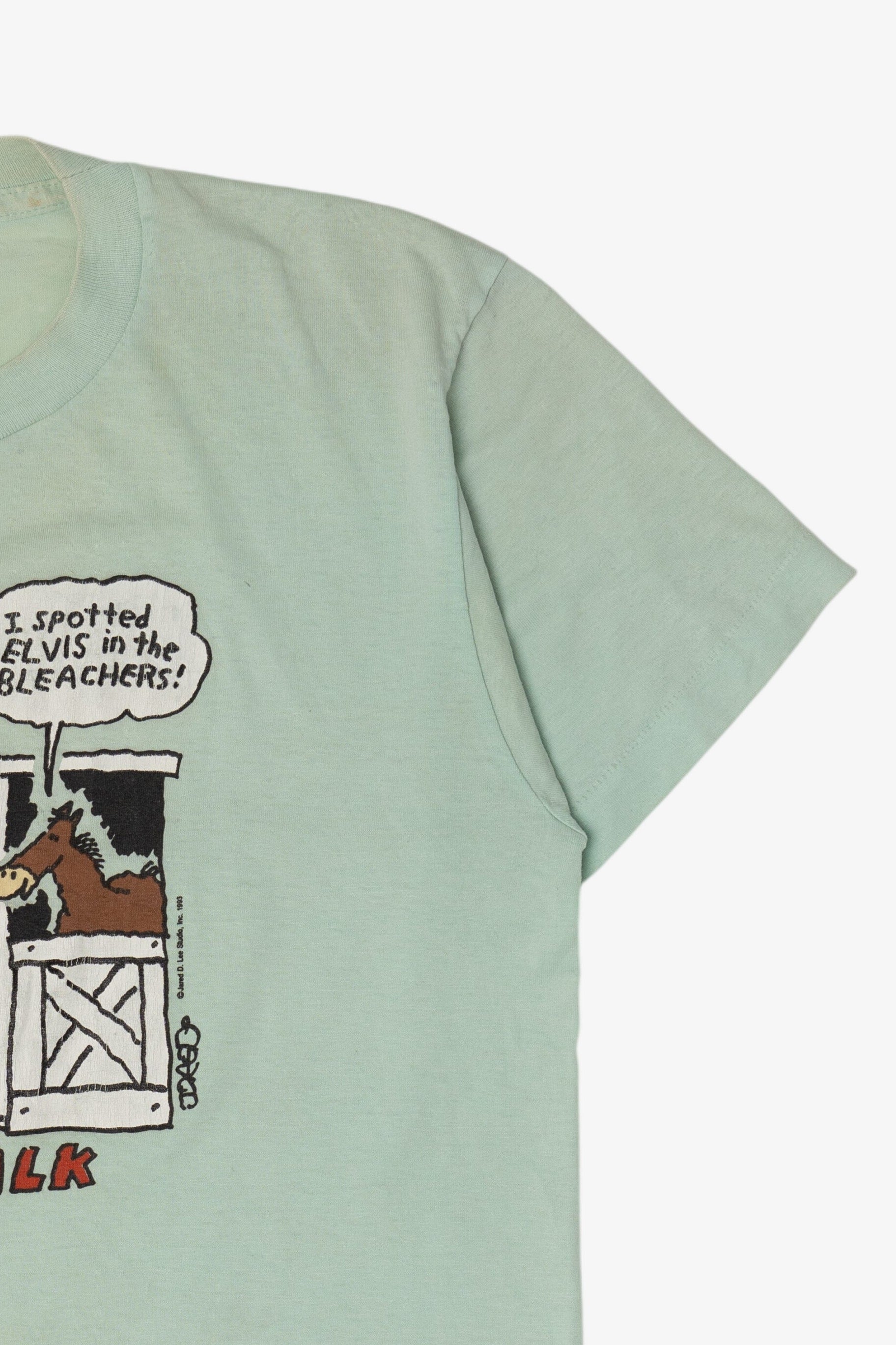 Vintage 'Stall Talk" Funny Horse Single Stitch T-Shirt (1990s)