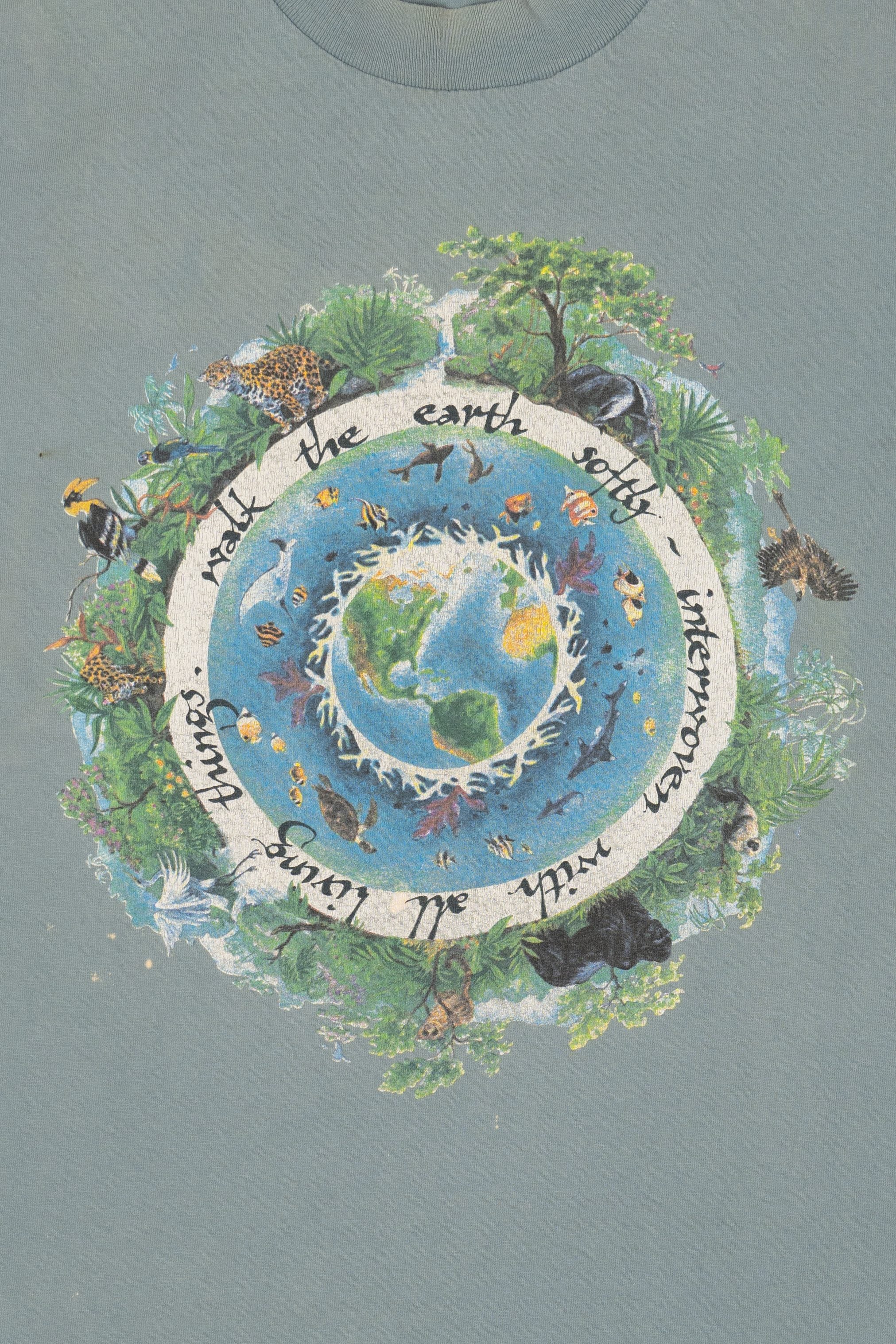 Vintage "Walk The Earth Softly" T-Shirt (1990s)