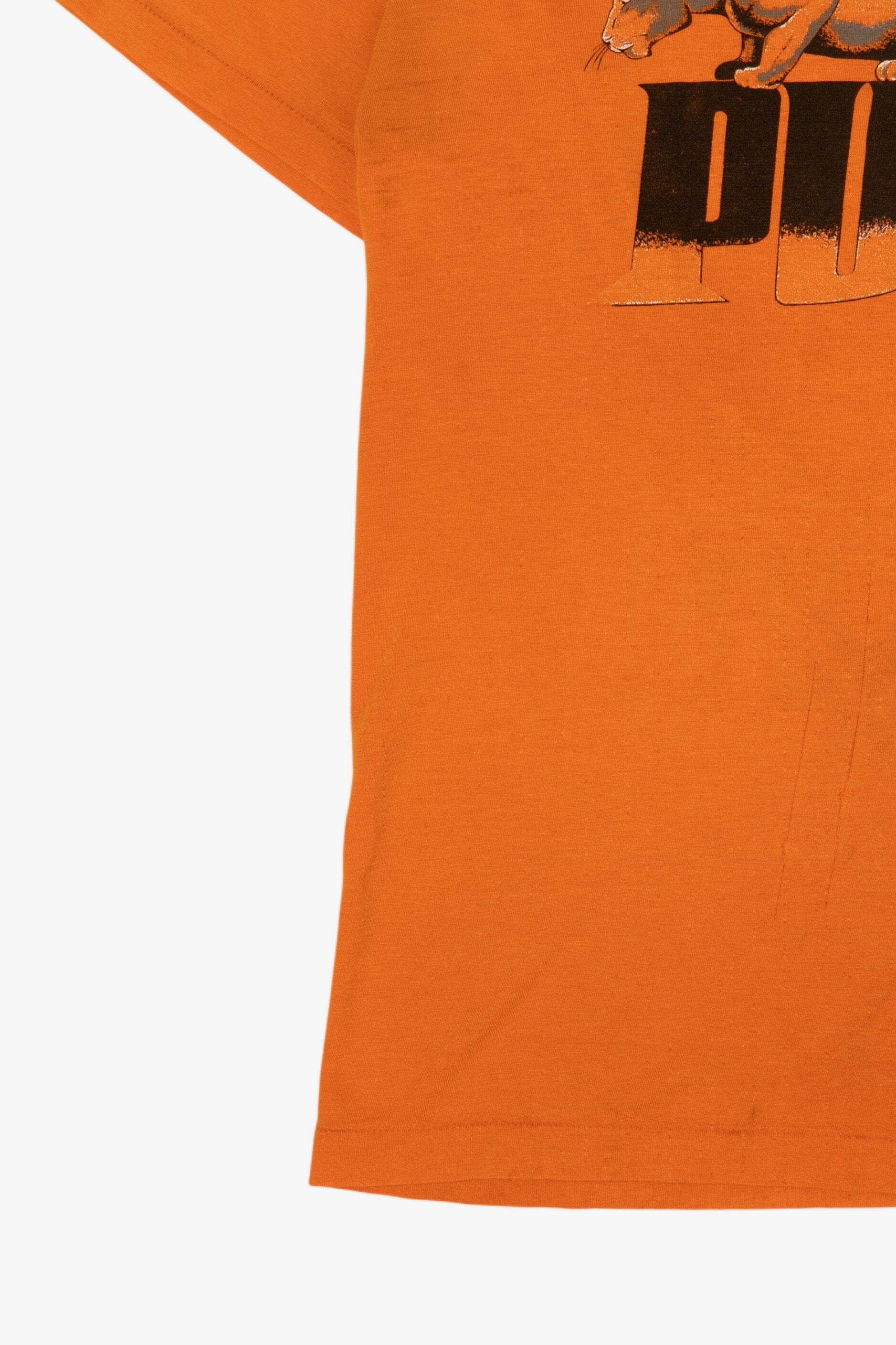 Vintage Distressed Orange Puma T-Shirt (1980s)