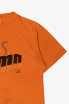 Vintage Distressed Orange Puma T-Shirt (1980s)