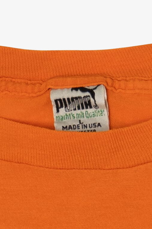 Vintage Distressed Orange Puma T-Shirt (1980s)