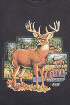 Vintage Distressed Red Tail Whitetails Unlimited Deer Buck Long Sleeve T-Shirt