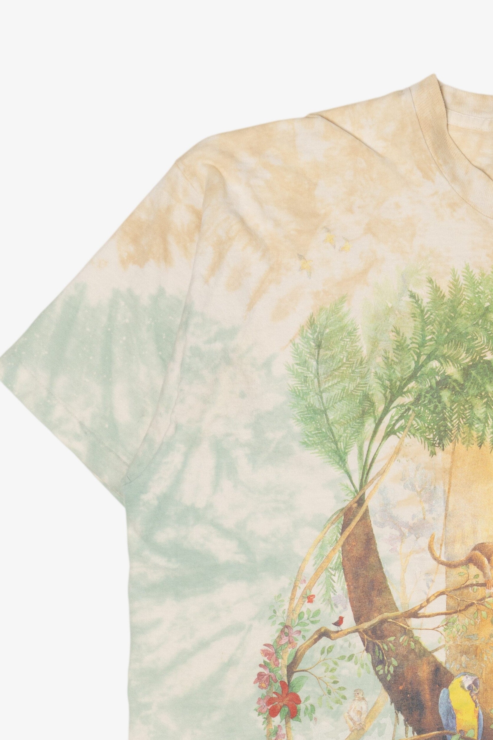 Vintage Rainforest Tie Dye Single Stitch T-Shirt (1990s)