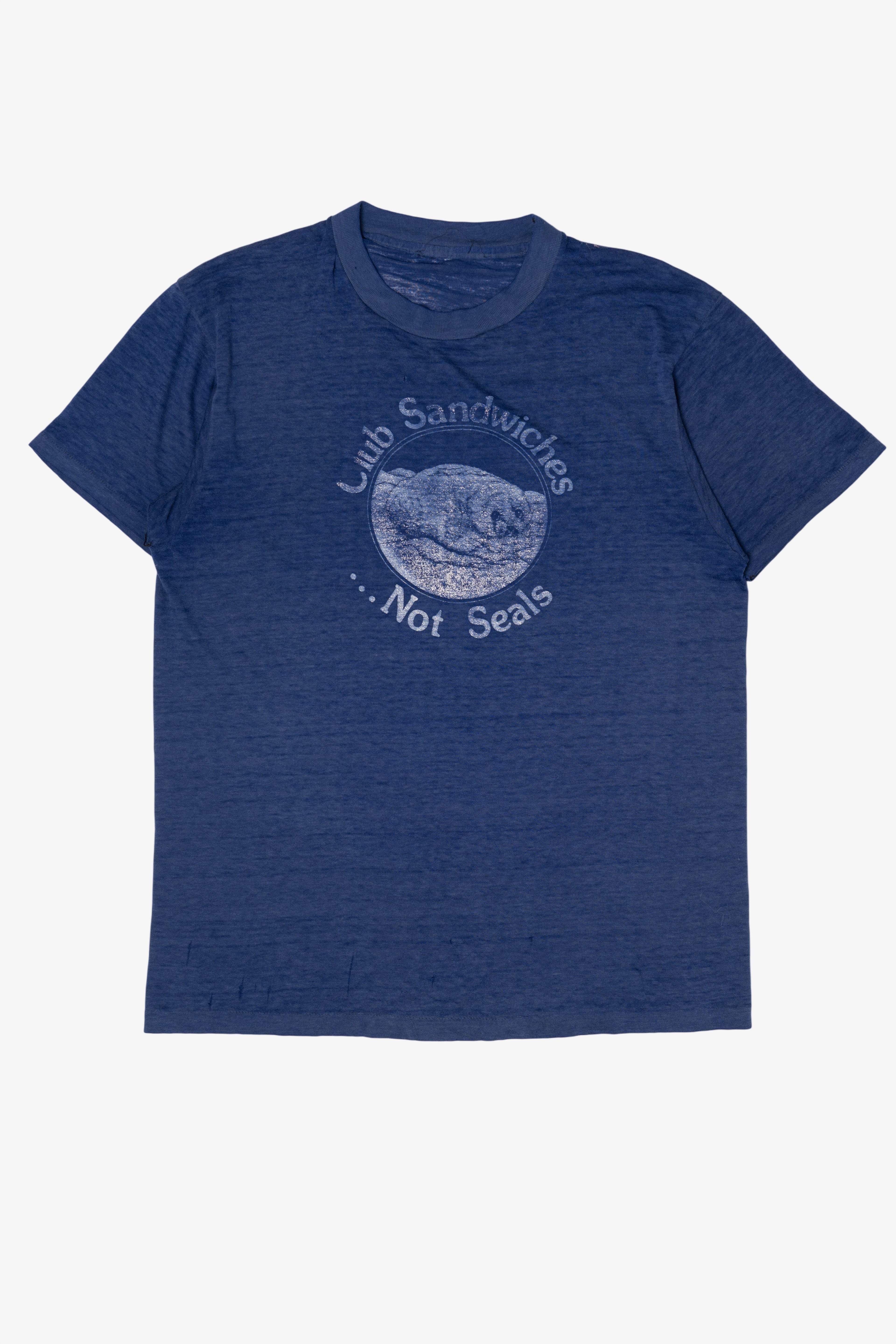 Vintage "Club Sandwiches... Not Seals" T-Shirt (1980s)