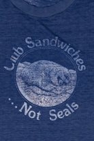 Vintage "Club Sandwiches... Not Seals" T-Shirt (1980s)