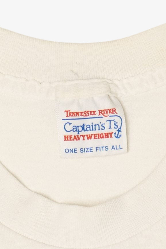 Vintage "Sauve La Terre" Save the Earth Tennessee River T-Shirt (1990s)