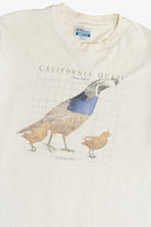 Vintage "California Quail" The Nature Company Single Stitch T-Shirt (1990s)