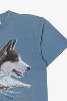 Vintage Alaska Huskies Sled Dogs Single Stitch T-Shirt (1990s)