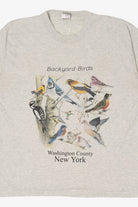 Vintage Backyard Birds Washington County New York T-Shirt (1990s)