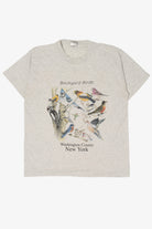 Vintage Backyard Birds Washington County New York T-Shirt (1990s)
