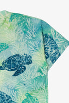 Vintage Sea Turtles All Over Tie Dye Print Single Stitch T-Shirt (1990s)