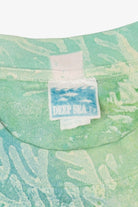 Vintage Sea Turtles All Over Tie Dye Print Single Stitch T-Shirt (1990s)