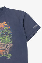Vintage Embroidered Heron Stitch Art Single Stitch T-Shirt (1990s)
