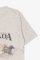 Vintage Las Vegas Horses Running Wrap Around T-Shirt (1990s)