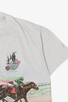 Vintage Kentucky Derby Wrap Around Single Stitch T-Shirt (1990s)