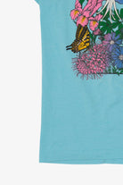 Vintage Blue "Wildflowers" Missouri Hummingbird T-Shirt (1990s)