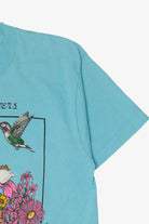 Vintage Blue "Wildflowers" Missouri Hummingbird T-Shirt (1990s)