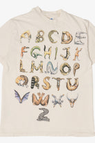 Vintage Animal Alphabet Single Stitch T-Shirt (1990s)