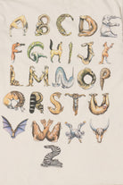 Vintage Animal Alphabet Single Stitch T-Shirt (1990s)