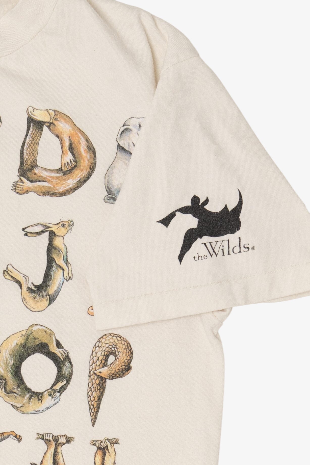 Vintage Animal Alphabet Single Stitch T-Shirt (1990s)