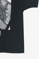 Vintage Stuart Katt "Cat Wants In" "Cat Wants Out" Double Sided Comic T-Shirt (1990s)