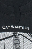 Vintage Stuart Katt "Cat Wants In" "Cat Wants Out" Double Sided Comic T-Shirt (1990s)