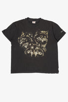 Vintage Distressed Philadelphia Zoo Wolves T-Shirt (1990s)
