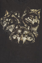 Vintage Distressed Philadelphia Zoo Wolves T-Shirt (1990s)