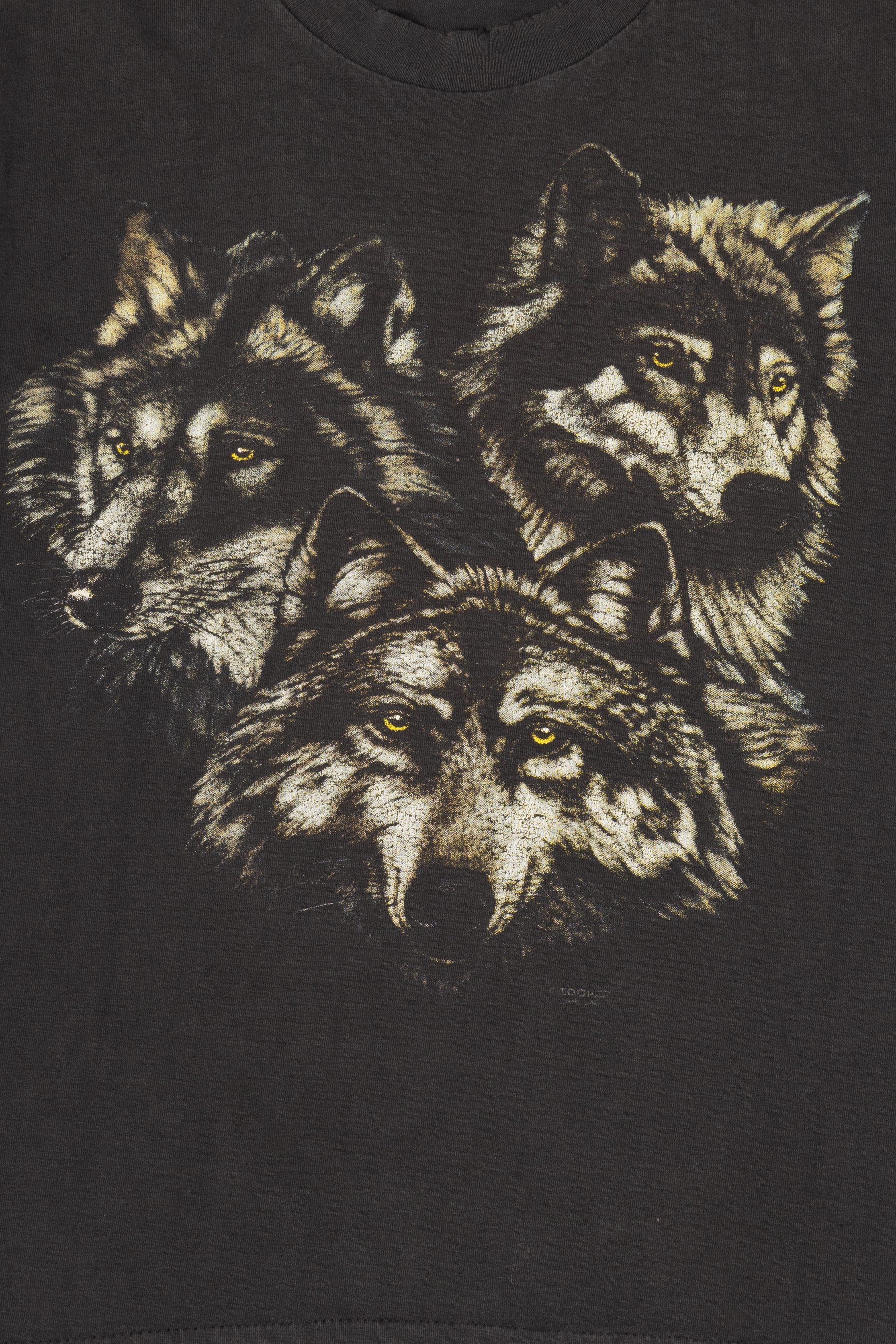 Vintage Distressed Philadelphia Zoo Wolves T-Shirt (1990s)