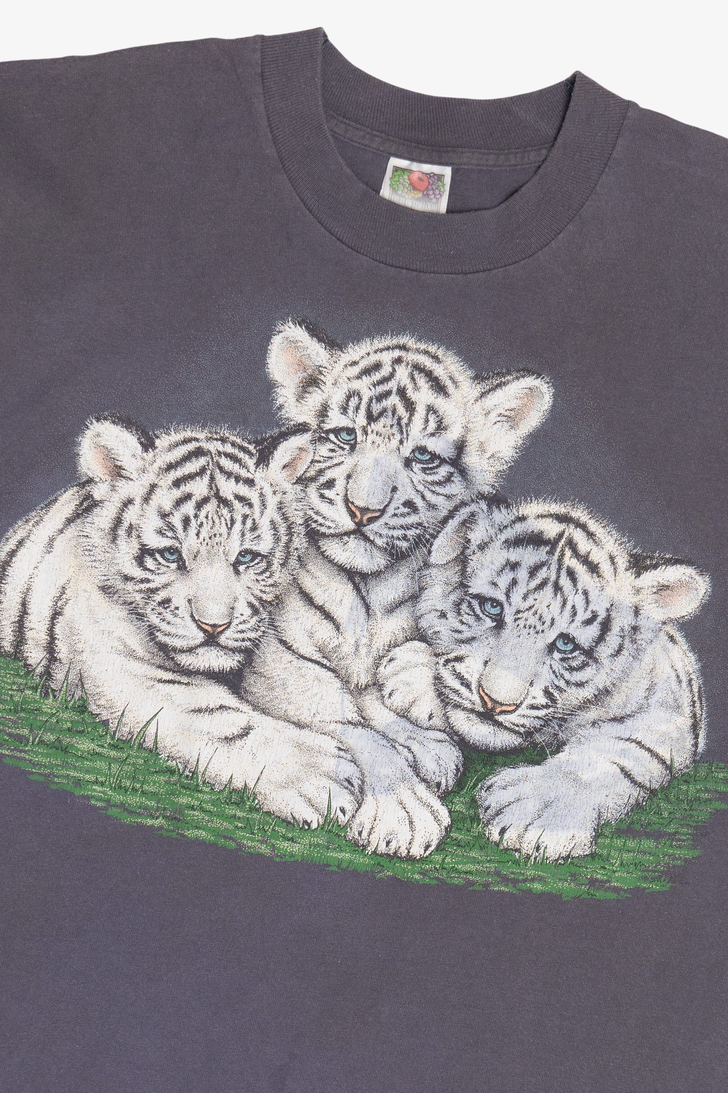 Vintage White Tiger Cubs "Omaha Zoo" T-Shirt (1990s)