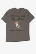 Funny "I Rolled My Eyes So Far..." Donkey T-Shirt