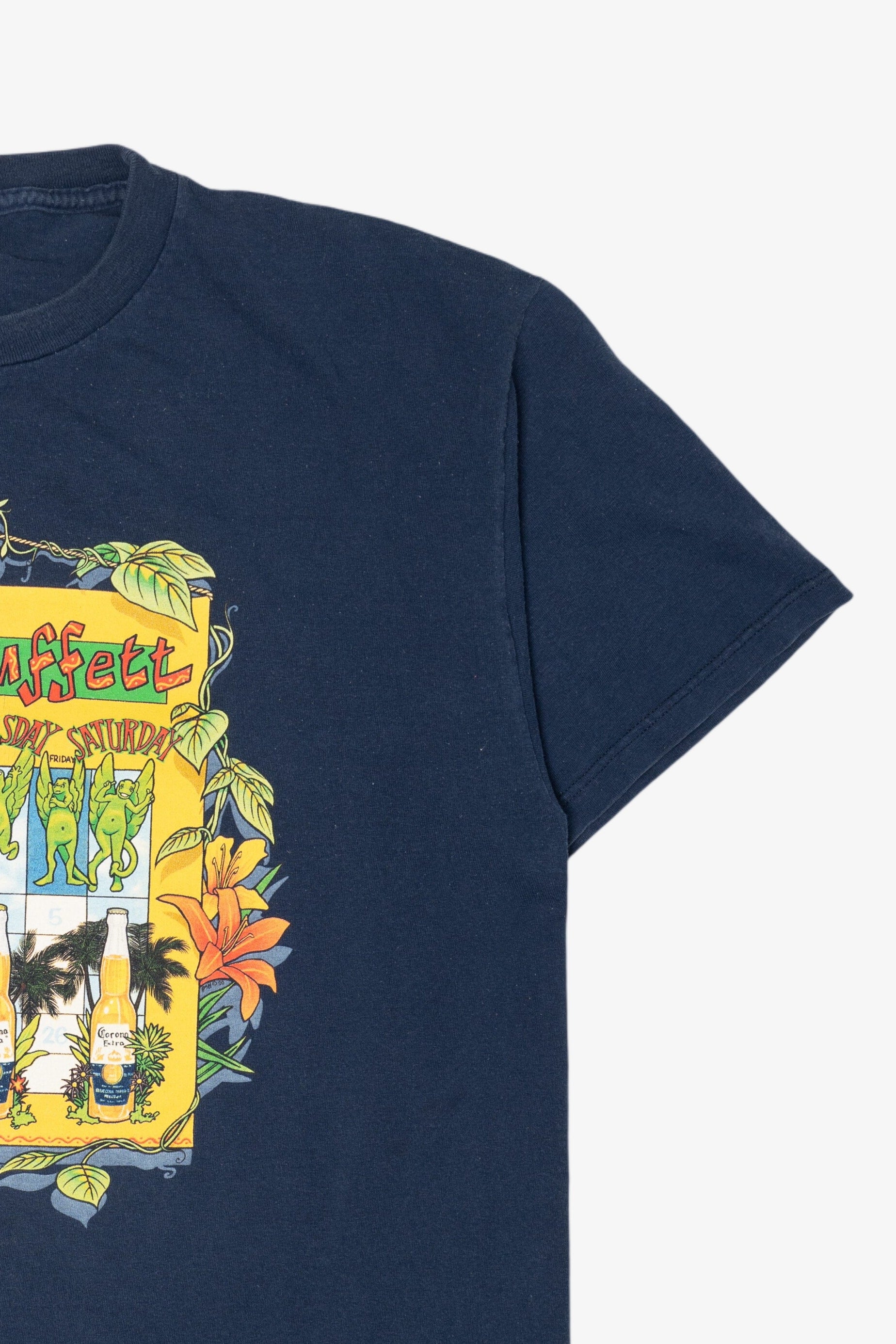 Vintage Jimmy Buffett "Tuesdays Thursdays Saturdays" Corona 2000 Tour T-Shirt (2000s)