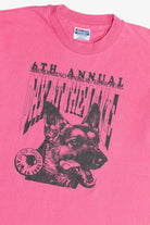 Vintage "Dog Days" Mendocino Animal Hospital "Day At The Lake" 1992 T-Shirt (1990s)