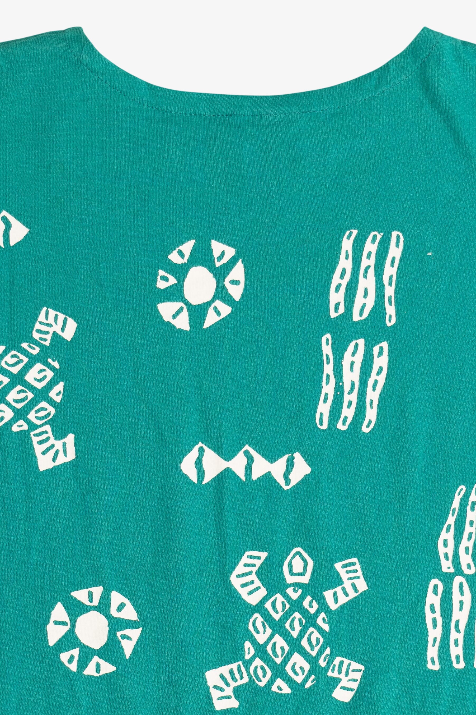 Vintage Turtle & Nature All Over Print T-Shirt (1990s)