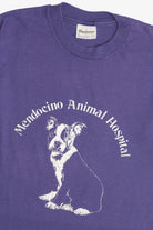 Vintage "Mendocino Animal Hospital" Puppy T-Shirt (1990s)