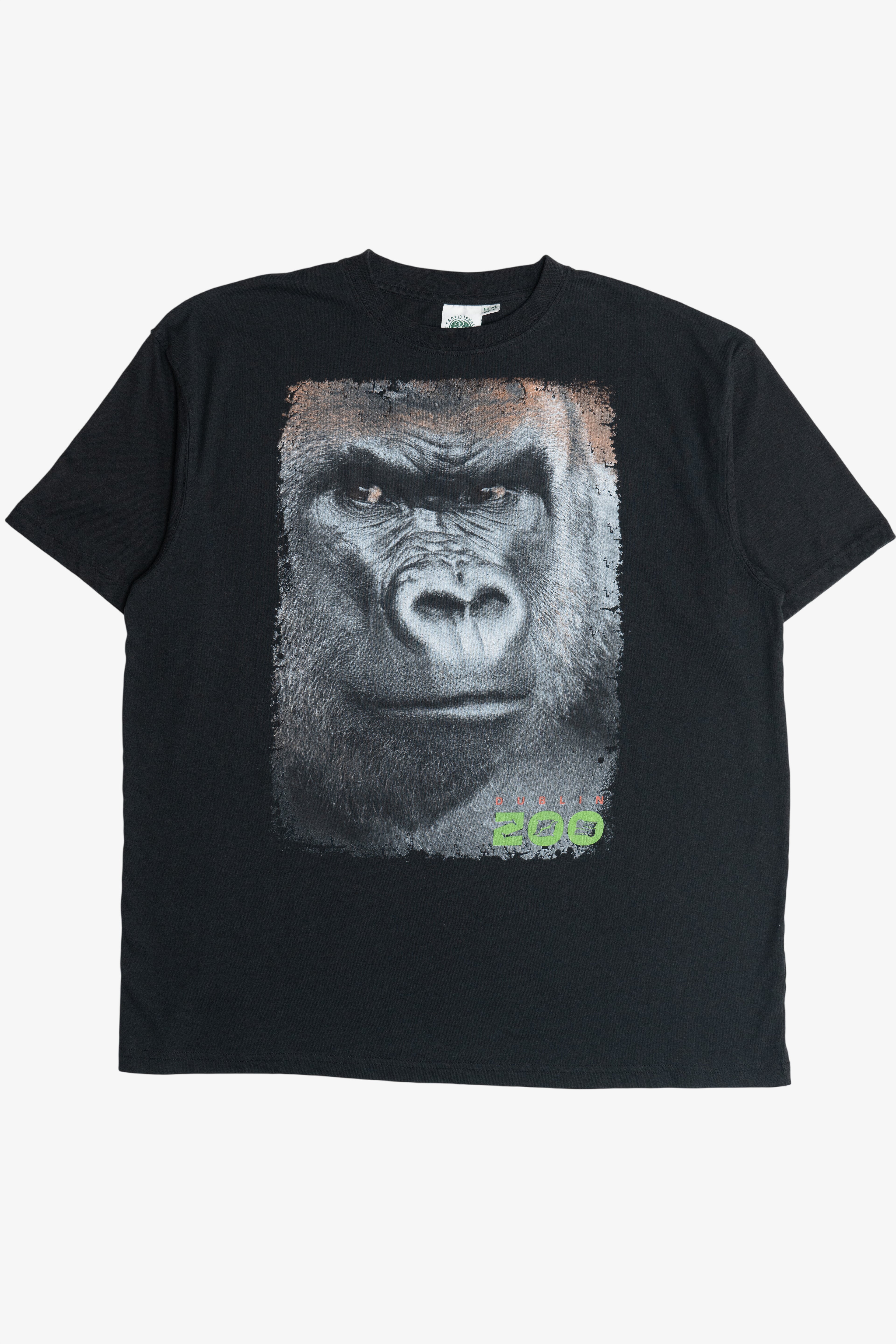 Vintage "Dublin Zoo" Gorilla Souvenir T-Shirt (2000s)