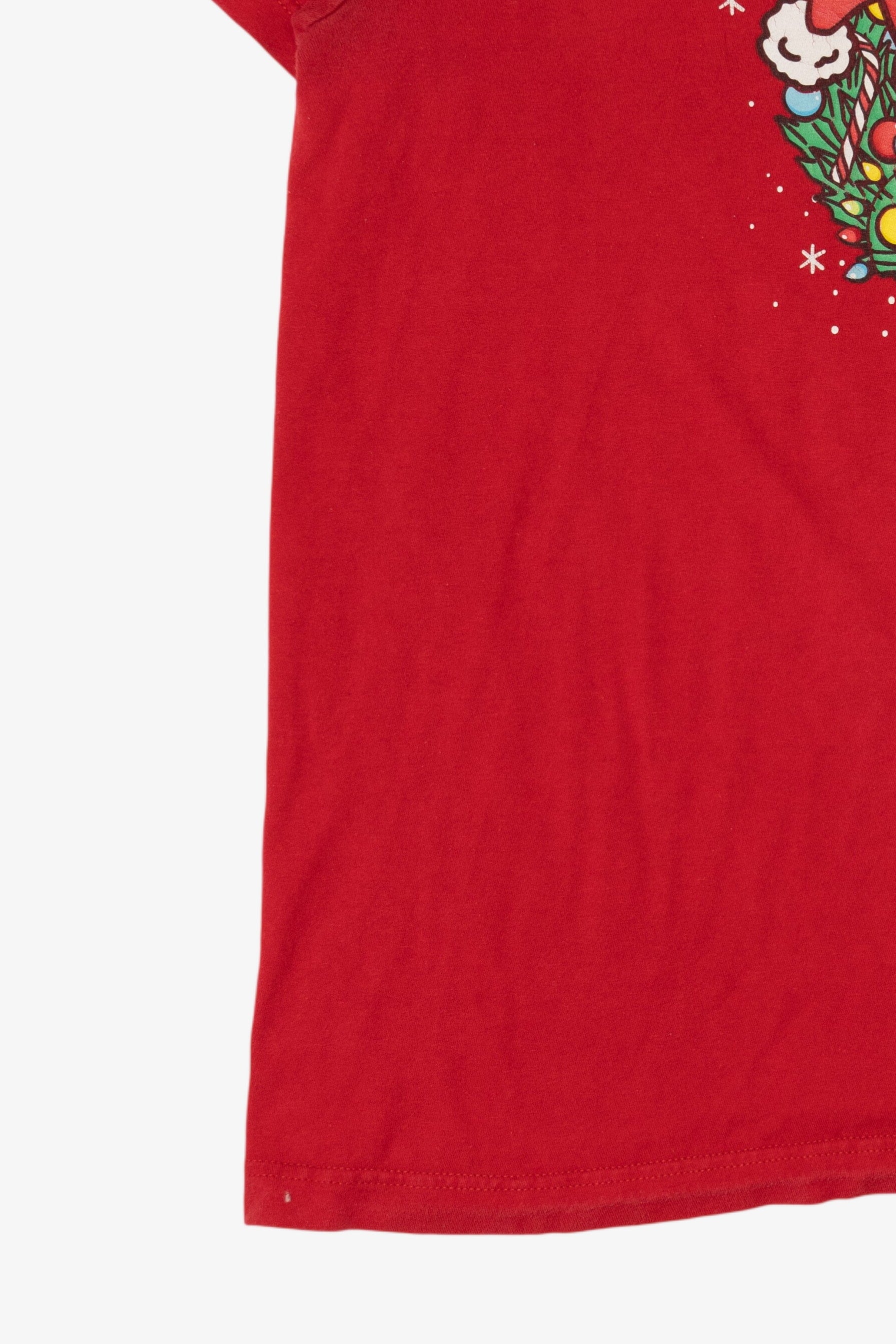 Red Buc-ee's Christmas "Never Calm Always Bright" T-Shirt (2020s)